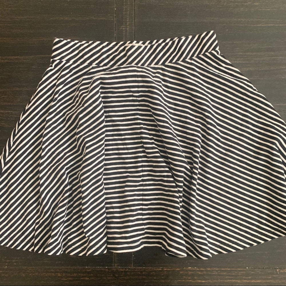 Black/ White Skater Skirt